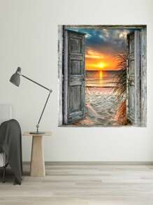 1pc PMMA DIY Diamond Painting Without Frame, Modern Door Pattern DIY Diamond Painting For Craft - Multicolor - View 1