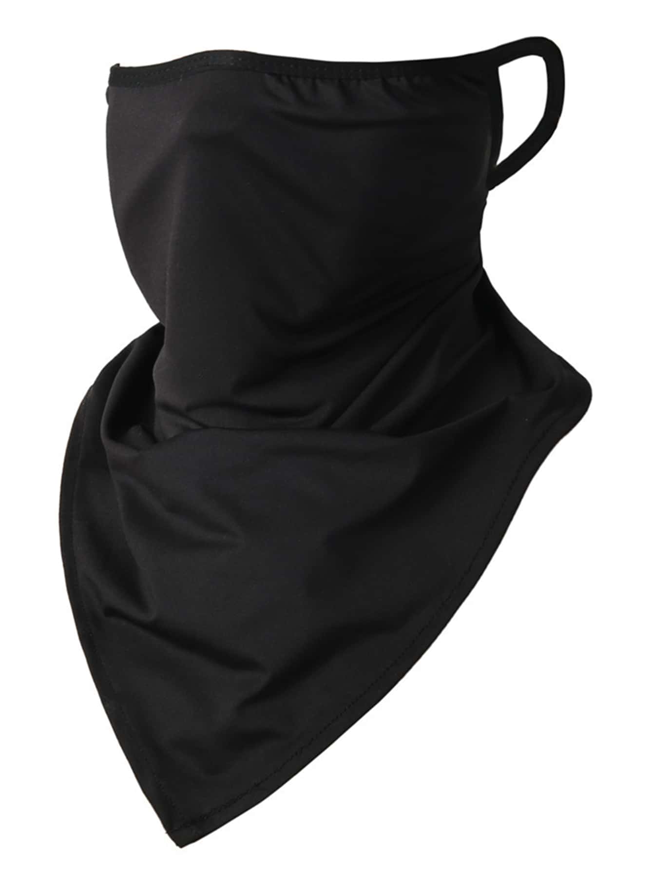Anyfashion Pañuelo multifuncional protector solar anti-UV para exteriores, ciclismo, pesca, máscara de esquí - Negro - Ver 1
