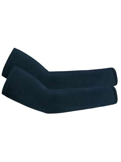 Sun Protective Anti UV 1pair Solid Ice Silk Sun Protection Arm Sleeves,Suitable For Cycling And Riding Motorcycle