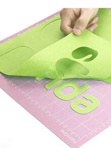 1 Họa Tiết Kẻ Sọc Thảm Cắt, Thớt Đa Năng Đơn Giản Cho Thủ Công DIY, Khắc Nghệ Thuật - Hồng - Xem 6