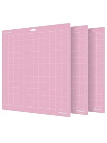 1 Họa Tiết Kẻ Sọc Thảm Cắt, Thớt Đa Năng Đơn Giản Cho Thủ Công DIY, Khắc Nghệ Thuật - Hồng - Xem 1