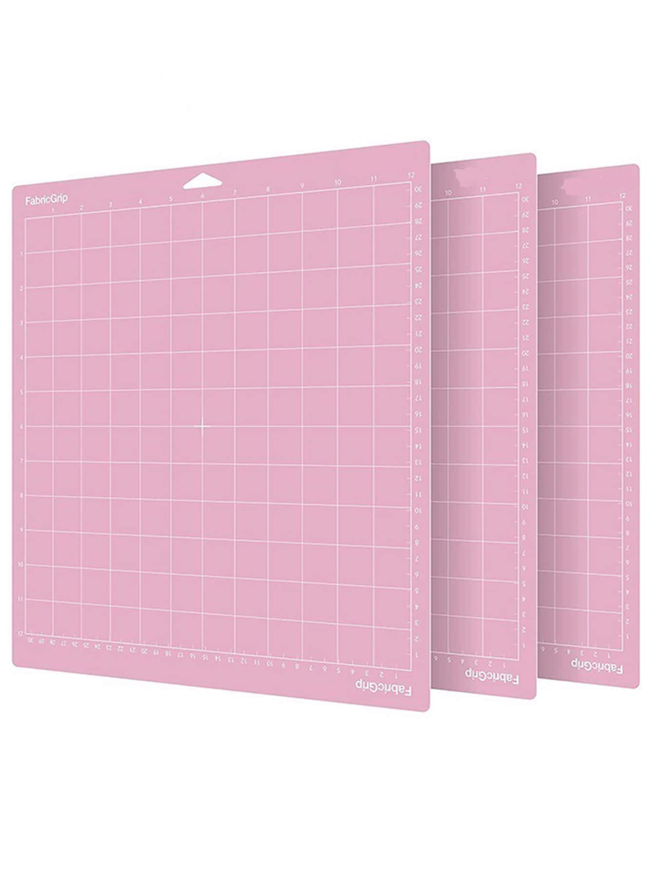 1 Họa Tiết Kẻ Sọc Thảm Cắt, Thớt Đa Năng Đơn Giản Cho Thủ Công DIY, Khắc Nghệ Thuật - Hồng - Xem 1