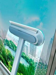 1 Dụng Cụ Cạp Vệ Sinh Cửa Sổ PP, Dụng Cụ Cạp Vệ Sinh Cửa Sổ Đa Năng Hiện Đại Cho Gia Đình - Màu xanh lam - Xem 1