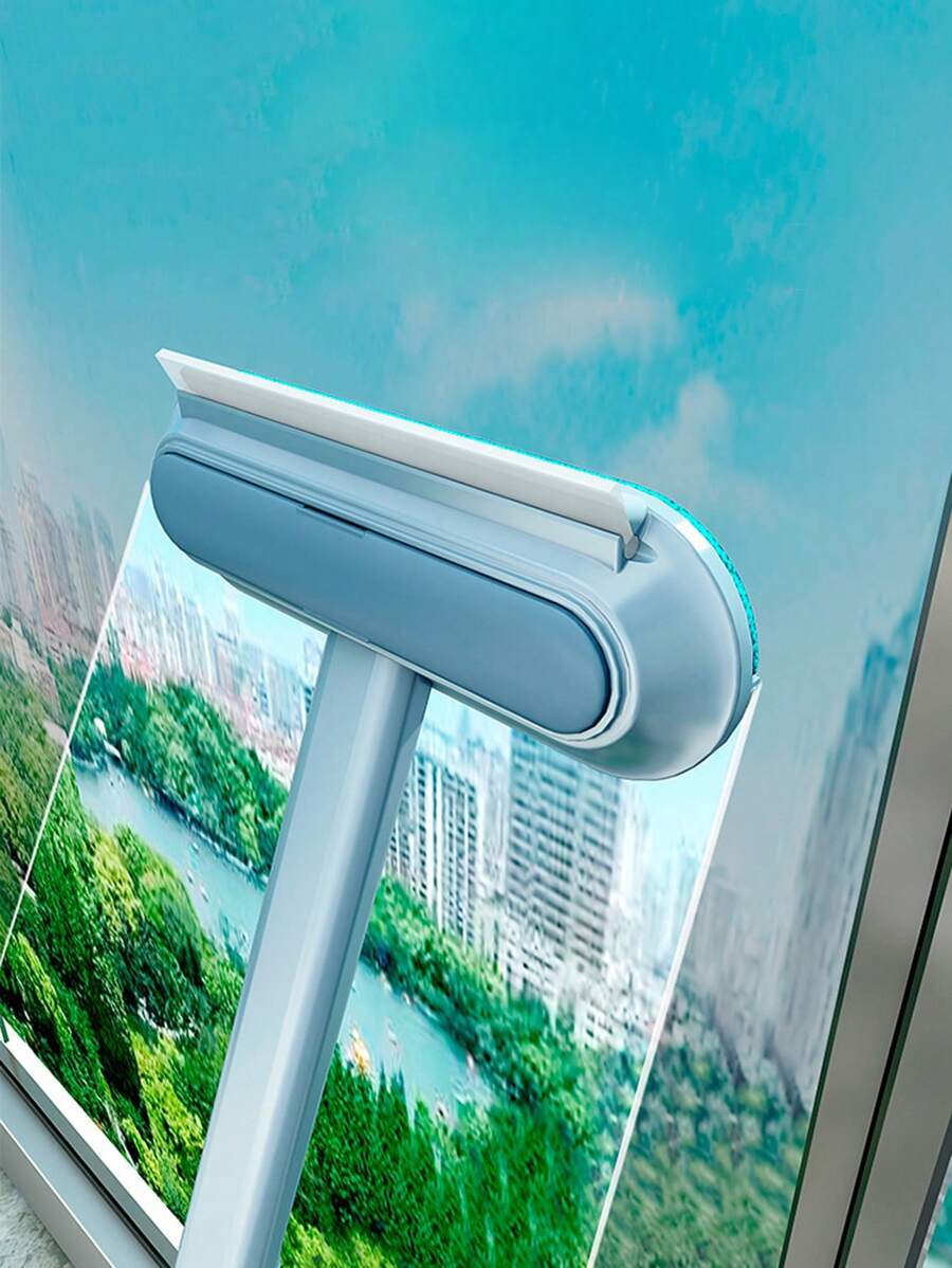 1 Dụng Cụ Cạp Vệ Sinh Cửa Sổ PP, Dụng Cụ Cạp Vệ Sinh Cửa Sổ Đa Năng Hiện Đại Cho Gia Đình - Màu xanh lam - Xem 1