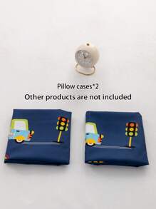 2入組車圖案枕套不附帶枕芯 - 彩色 - 查看 6