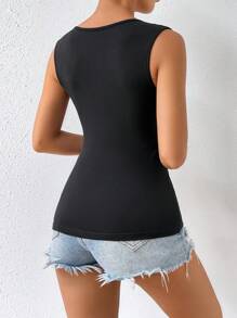 Chiquease Tank Top mit Kreuzgurt vorne