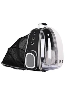 1pc Portable Pet Carrier Bag For Dog And Cat For Outdoor - Black - View 4