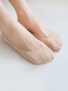 1雙女式素色休閒隱形襪夏季