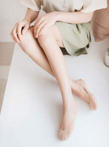 1雙女式素色休閒隱形襪夏季