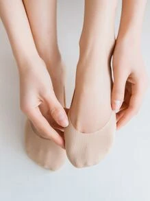 1雙女式素色休閒隱形襪夏季