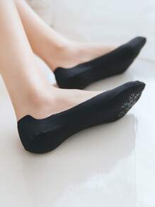 1雙女式素色休閒隱形襪夏季