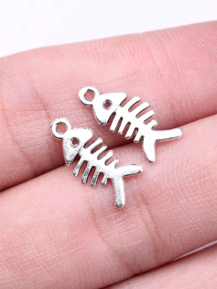 60入組/套魚骨DIY吊墜