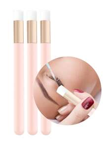 NAGARAKU Cây Chải Mi Nối Dài Lớn 3 Rất Nhiều Hồng Bền Dùng Một Lần Cho Lông Mi Keo Dụng Cụ Vệ Sinh Cho Lông Mi Sạch Bàn Chải Mousse - Hồng - Xem 1