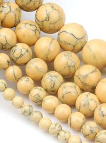 Chuỗi hạt tự làm thời trang 1 sợi dành cho phụ nữ để làm đồ trang sức tự làm - Màu vàng - Xem 2