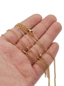 5pcs/set Minimalist DIY Chain - Yellow Gold - View 2