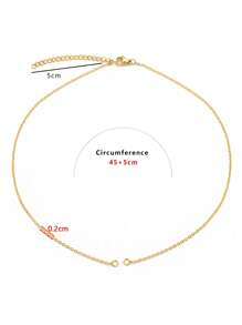 5pcs/set Minimalist DIY Chain - Yellow Gold - View 4