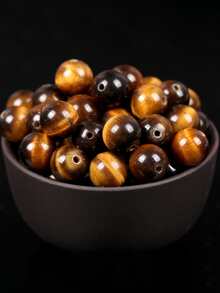 1strand Bead DIY Jewelry Accessory - Yellow - View 1