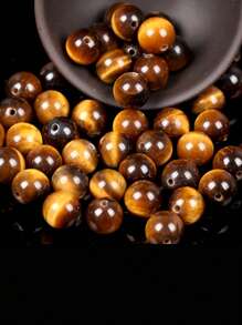 1strand Bead DIY Jewelry Accessory - Yellow - View 2