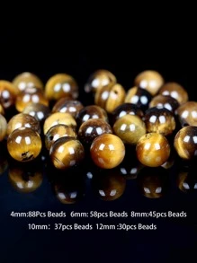 1strand Bead DIY Jewelry Accessory - Yellow - View 3