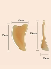 件臉部按摩板和 1 件眼部按摩棒 - 棕色 - 查看 3