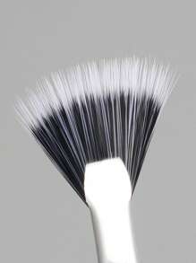 1pc Fan Shaped Eyelash Brush - Multicolor - View 3