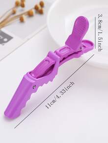 6pcs Salon Professional Hair Clip - Purple - View 4