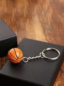 篮球设计包饰 篮球钥匙扣 适合运动爱好者 迷你篮球钥匙扣 腕带 汽车礼品 背包 钱包 包配件 单肩包 斜挎包 手提包 手提包 派对 节日礼物 生日 情人节 时尚 流行时尚 适合青少年 女孩 女士 大学生 教师礼品 配件 装饰 钥匙扣 饰品 学校用品 教师礼品 返校用品 教师配件 感谢礼物 - 棕色 - 查看 1