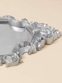 1 gương treo tường phong cách cổ điển - Bạc - Xem 4