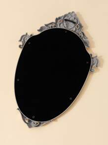 1 pieza Espejo retro montado en la pared - Dorado - Ver 2