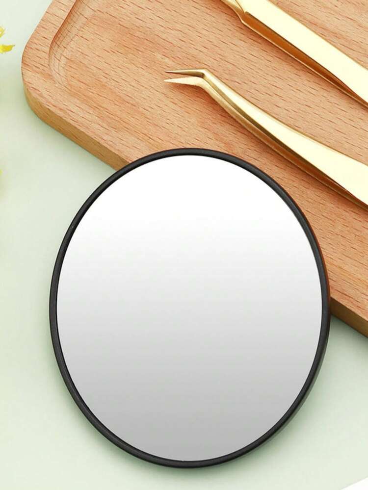 1pc Suction Cup Vanity Mirror - Silver - View 4