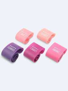 5入組瑜伽鍛煉阻力帶 - 彩色 - 查看 3