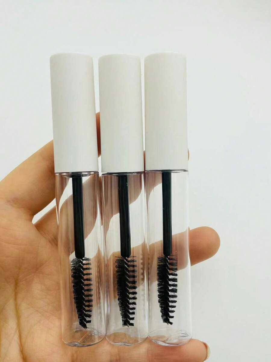 3pcs Empty 10ML Mascara Bottle - White - View 1