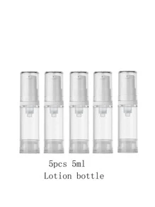 5 Peças Frasco de Subembalagem de Loção Vazio de 5ml, Decoração de Casa para Sala de Estar, Quarto, Banheiro, Coisas de Viagem, Casamento, Festa, Aniversário, Presentes para Homens, Mães, Pais, Amigos, Ano Novo, Acessórios, Presente Engraçado