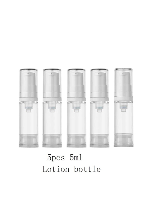 5 Peças Frasco de Subembalagem de Loção Vazio de 5ml, Decoração de Casa para Sala de Estar, Quarto, Banheiro, Coisas de Viagem, Casamento, Festa, Aniversário, Presentes para Homens, Mães, Pais, Amigos, Ano Novo, Acessórios, Presente Engraçado