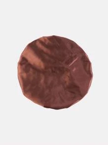 Geometric Pattern Hair Bonnet - Coffee Brown - View 3