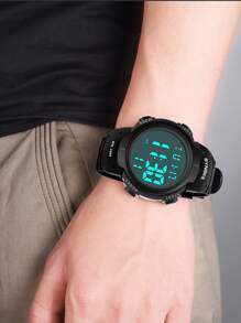 SYNOKE Reloj digital impermeable - Negro - Ver 6