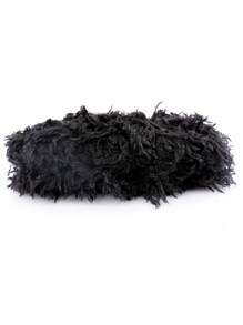 Túi ly hợp có khóa lông vũ và kim cương giả màu trắng tinh tế, lý tưởng cho các bữa tiệc tối, phụ kiện cô dâu với váy cưới và sườn xám - màu đen - Xem 8