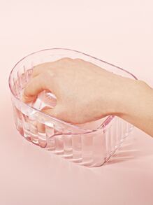 klimonla 1pc Nail Polish Removal Bowl,Nail Supplies,Nail Tools,Nail Art Tools,Back To School,Nails,Nail Tools For Press On Nails - Mauve Purple - View 2