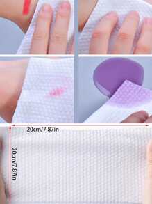 1pack Disposable Face Towel - White - View 2
