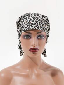 1 Nữ Da Báo Satin Phong Cách Thường Ngày Durag, Dành Cho Cuộc Sống Hàng Ngày - Nhiều màu - Xem 1