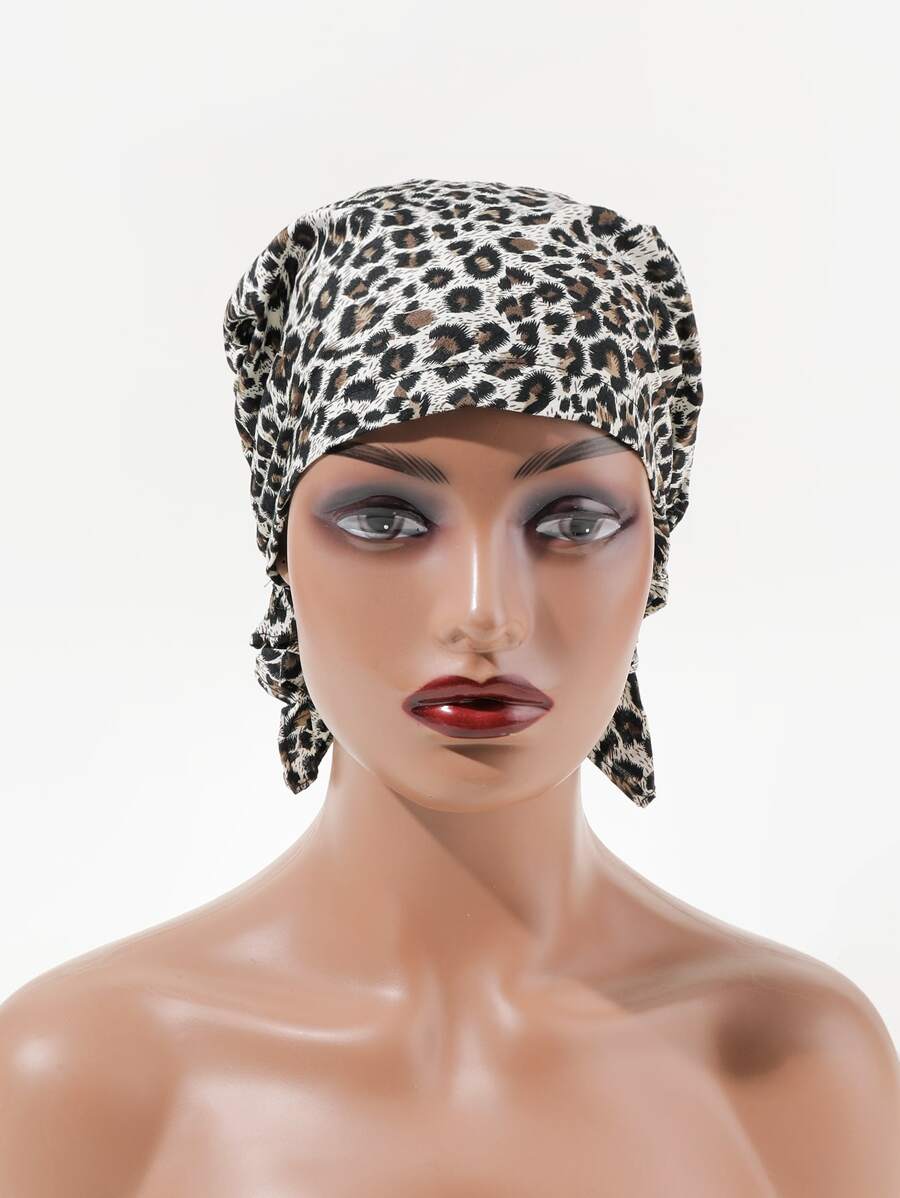 1 Nữ Da Báo Satin Phong Cách Thường Ngày Durag, Dành Cho Cuộc Sống Hàng Ngày - Nhiều màu - Xem 1