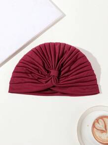 1 khăn trùm đầu phong cách thường ngày vải xếp cho nữ, dùng cho cuộc sống hàng ngày - Nhiều màu - Xem 2