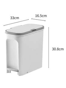 1入組雙色垃圾筒 - 灰色 - 查看 5