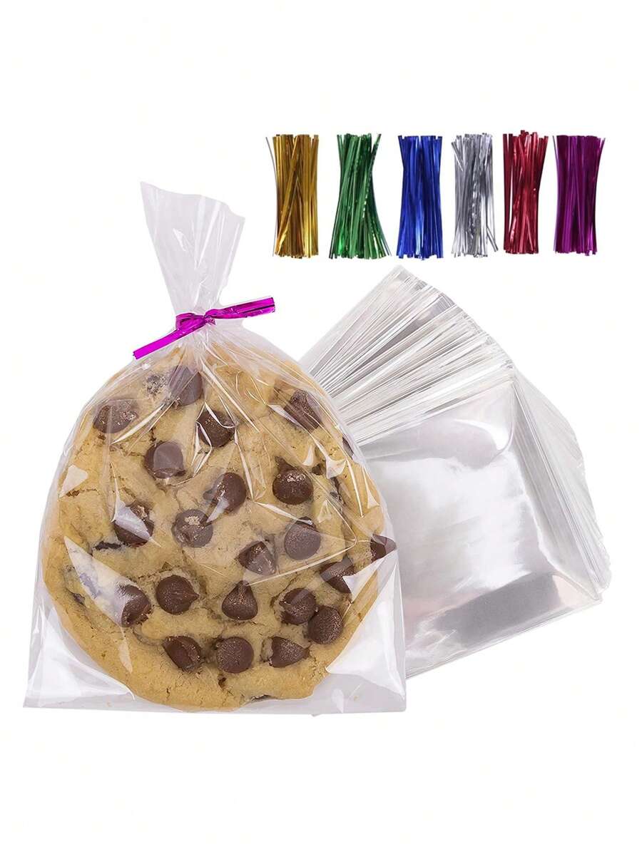 100 piezas Bolsa de embalaje liso - transparente - Ver 1