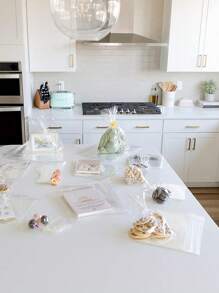 100 piezas Bolsa de embalaje liso - transparente - Ver 3