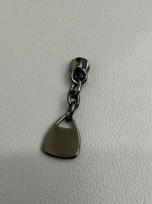 黑色鐵合金包拉鍊 - 黑色 - 查看 3