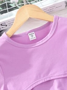 Bộ hai mảnh Gái Loại bướm Giải trí - Màu tím - Xem 4