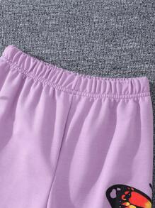 Bộ hai mảnh Gái Loại bướm Giải trí - Màu tím - Xem 6