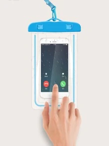 Siêu Không thấm nước Trong suốt Điện thoại di động Cái túi , Dưới nước Hình chụp Cái túi Điện thoại di động Không thấm nước Cái túi , Bơi lội Điện thoại di động phổ cập Màn hình cảm ứng Lặn với ống thở Không thấm nước Che phủ - Màu xanh lam - Xem 6