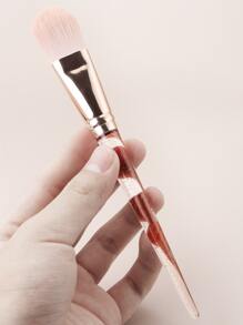 ronshadow Cọ tán kem nền, 1 chiếc cọ trang điểm tối giản cầm tay, dụng cụ trang điểm mỹ phẩm cho người mới bắt đầu, cọ tán kem nền, cọ che khuyết điểm, cọ má hồng, cọ tạo khối, cọ má hồng, cọ bronzer, cọ phấn phủ, cọ tán kem nền, cọ má hồng, quà tặng. - Hồng - Xem 1